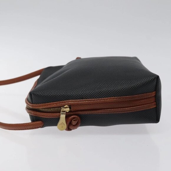 BOTTEGA VENETA Shoulder Bag PVC Black Brown gold Auth - Picture 7 of 16